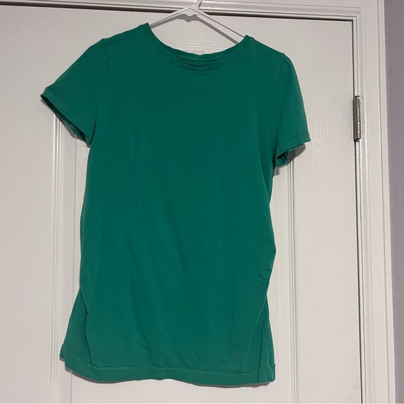 Gap Maternity Kelly Green T-Shirt - Picture 2 of 2